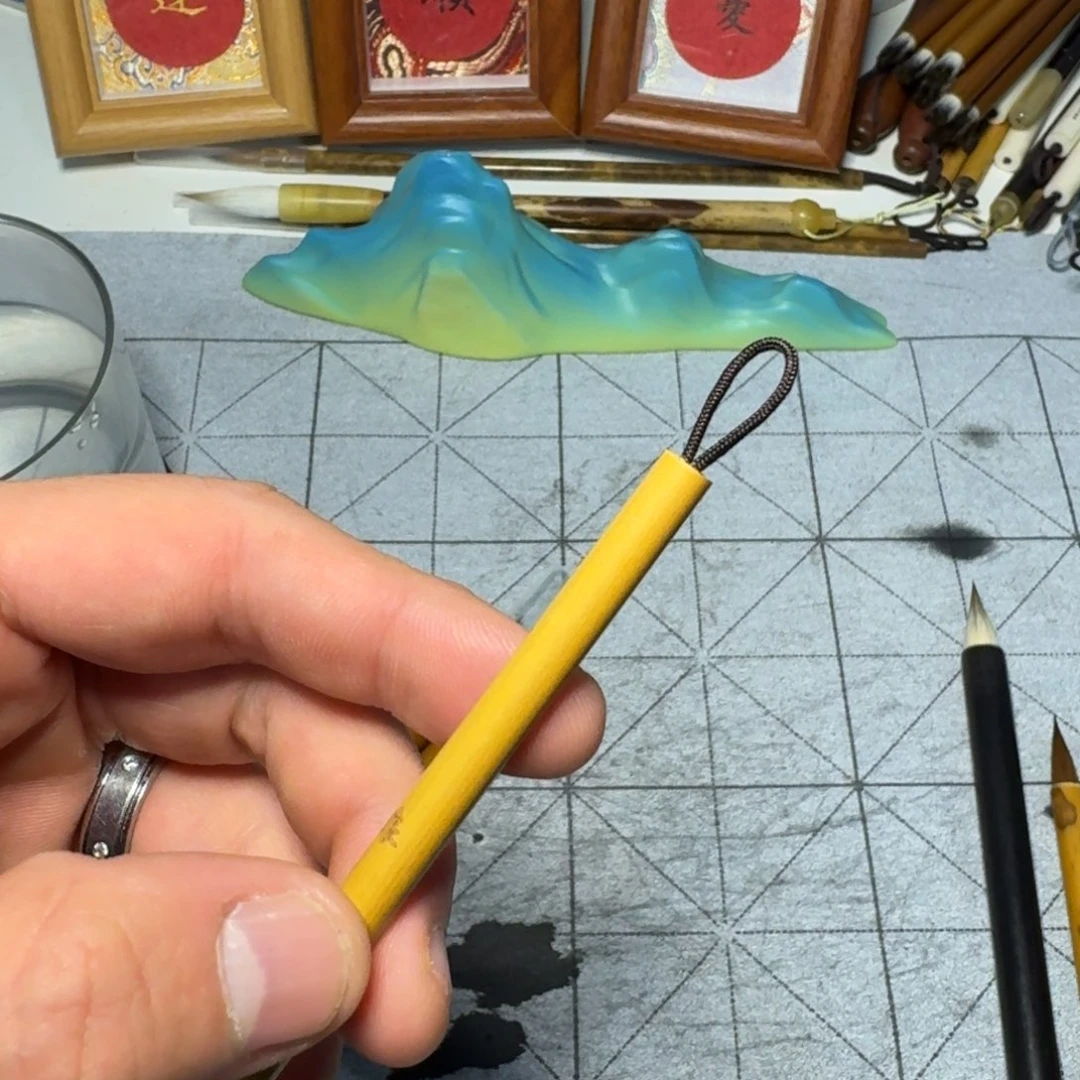 知之老师狼毫定金一个