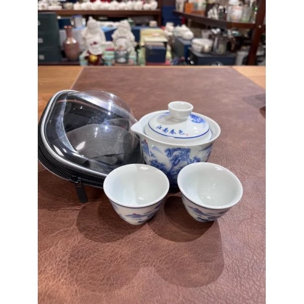 521江南春色一壶二杯旅行茶具