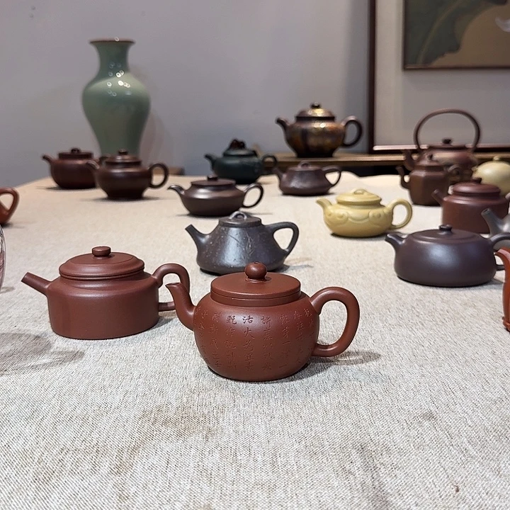 约***桥茶壶紫砂原矿紫砂壶111