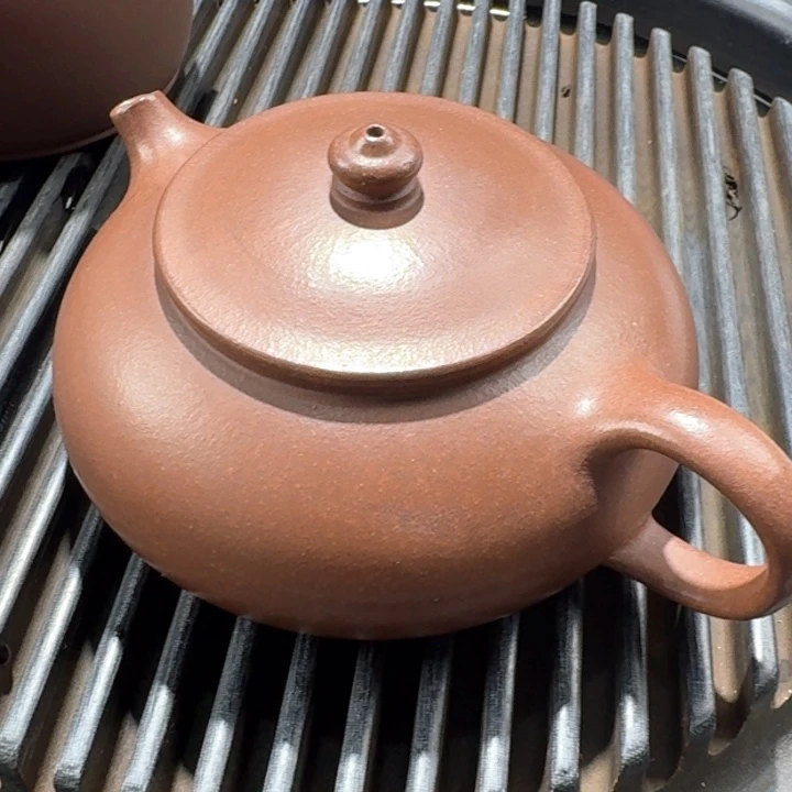 紫砂茶壶紫泥寒江200cc无添加