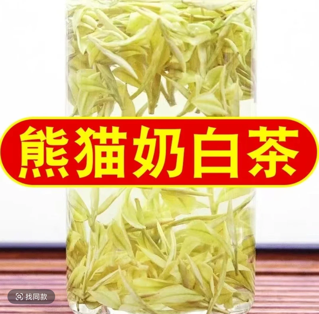 2025新茶（熊猫奶白茶）正宗高档嫩芽绿茶