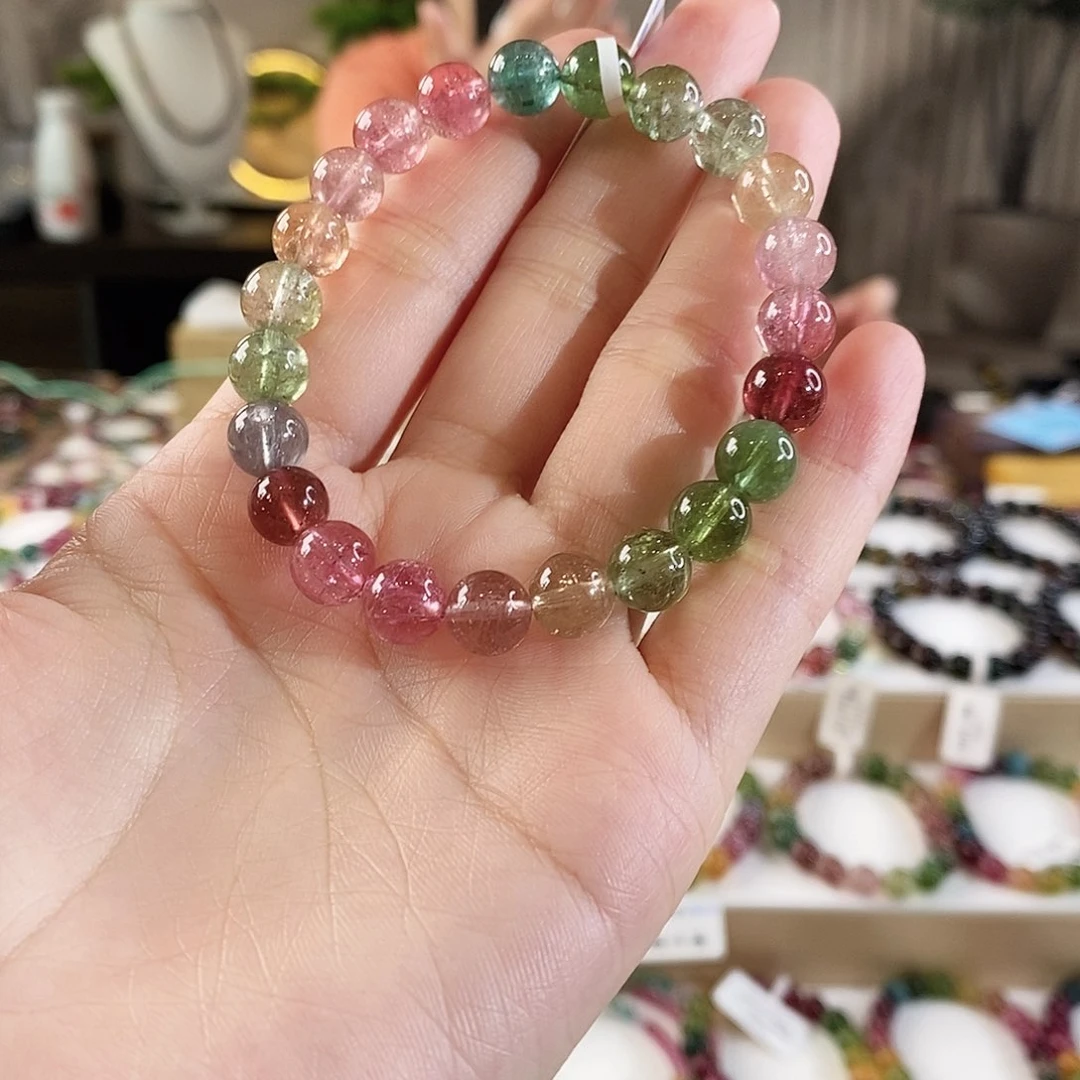 手串未镶嵌碧玺G2428单圈颜色微差