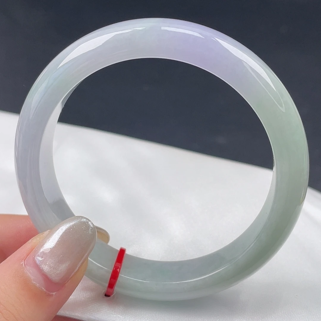 翡翠未镶嵌手镯56圈口