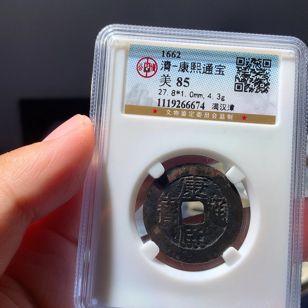 金属a**nQY。康熙通宝85分6674