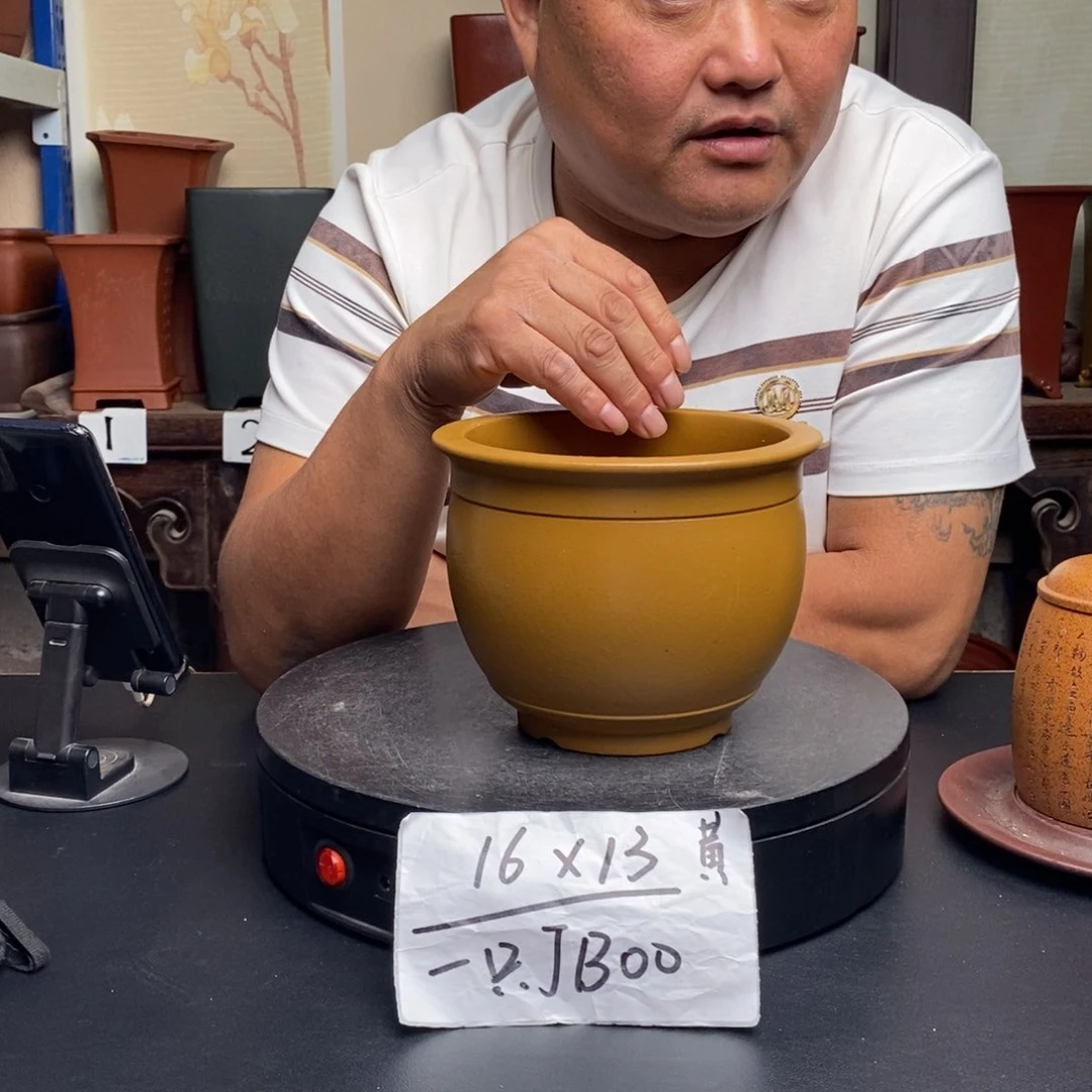 紫砂花盆货号一只JB00