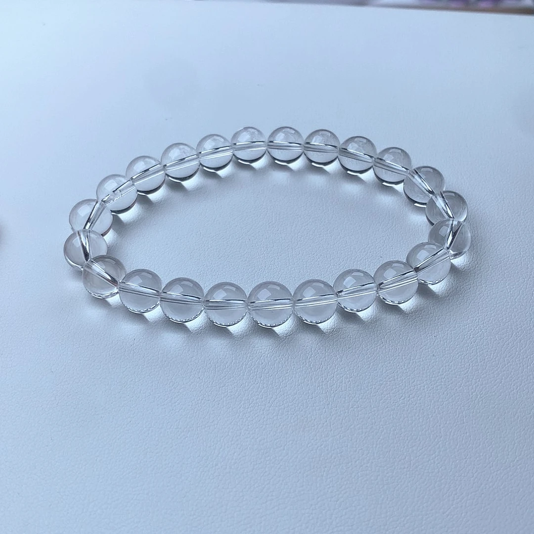 水晶手串未镶嵌白水晶