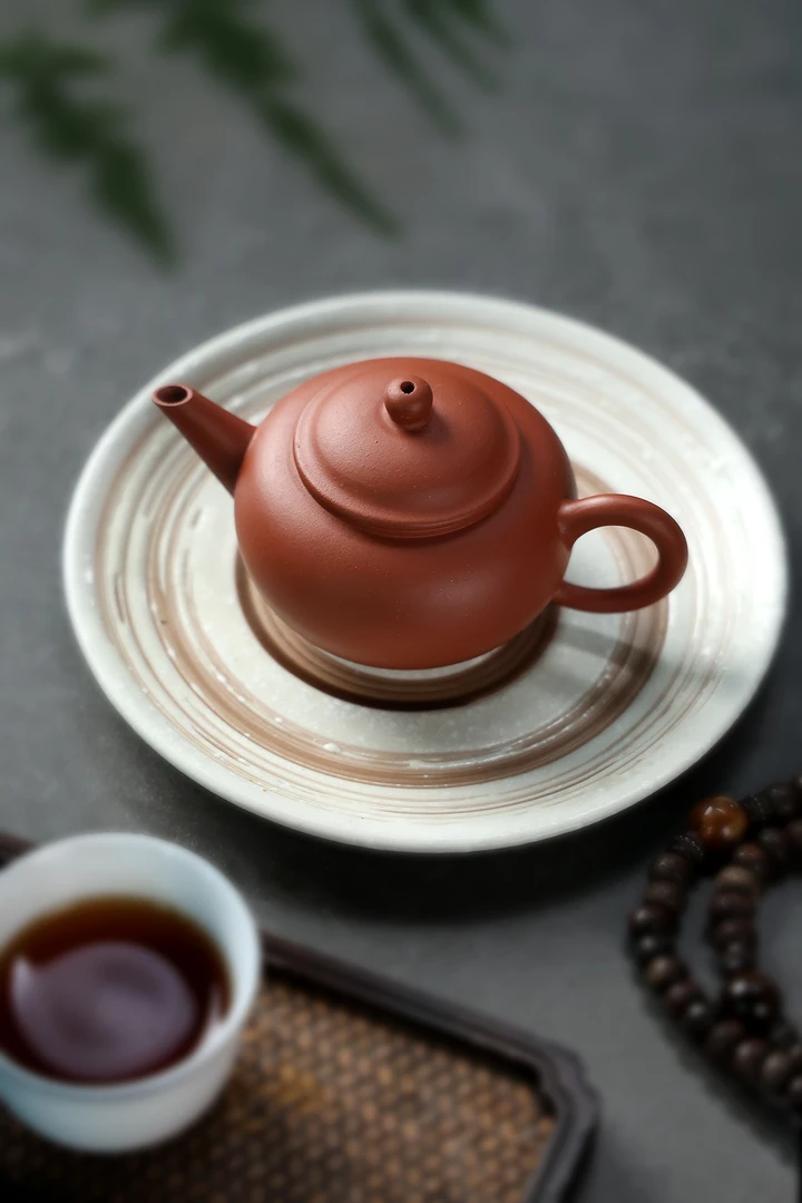 【 老厂泥料】原矿红泥精致【 水平小品壶】100cc