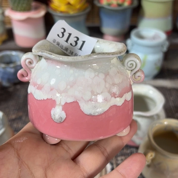 口5 手工花盆满30包邮