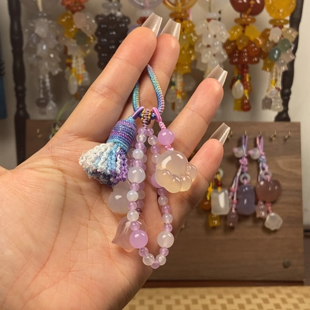 新品可爱猫爪钥匙扣