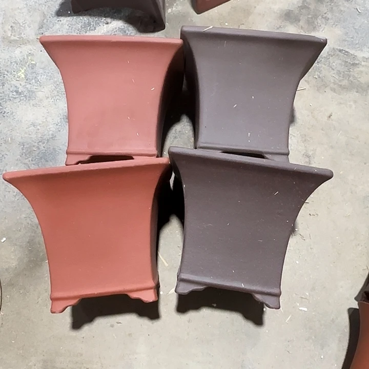 17×14四只手工方盆