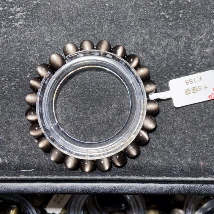 黑曜岩手串未镶嵌云*