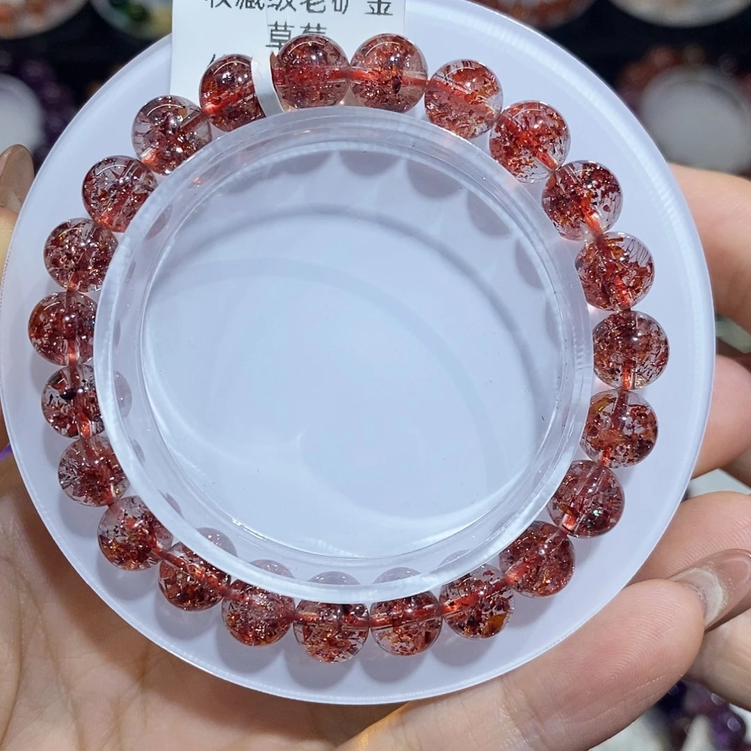 水晶手链未镶嵌金草莓8