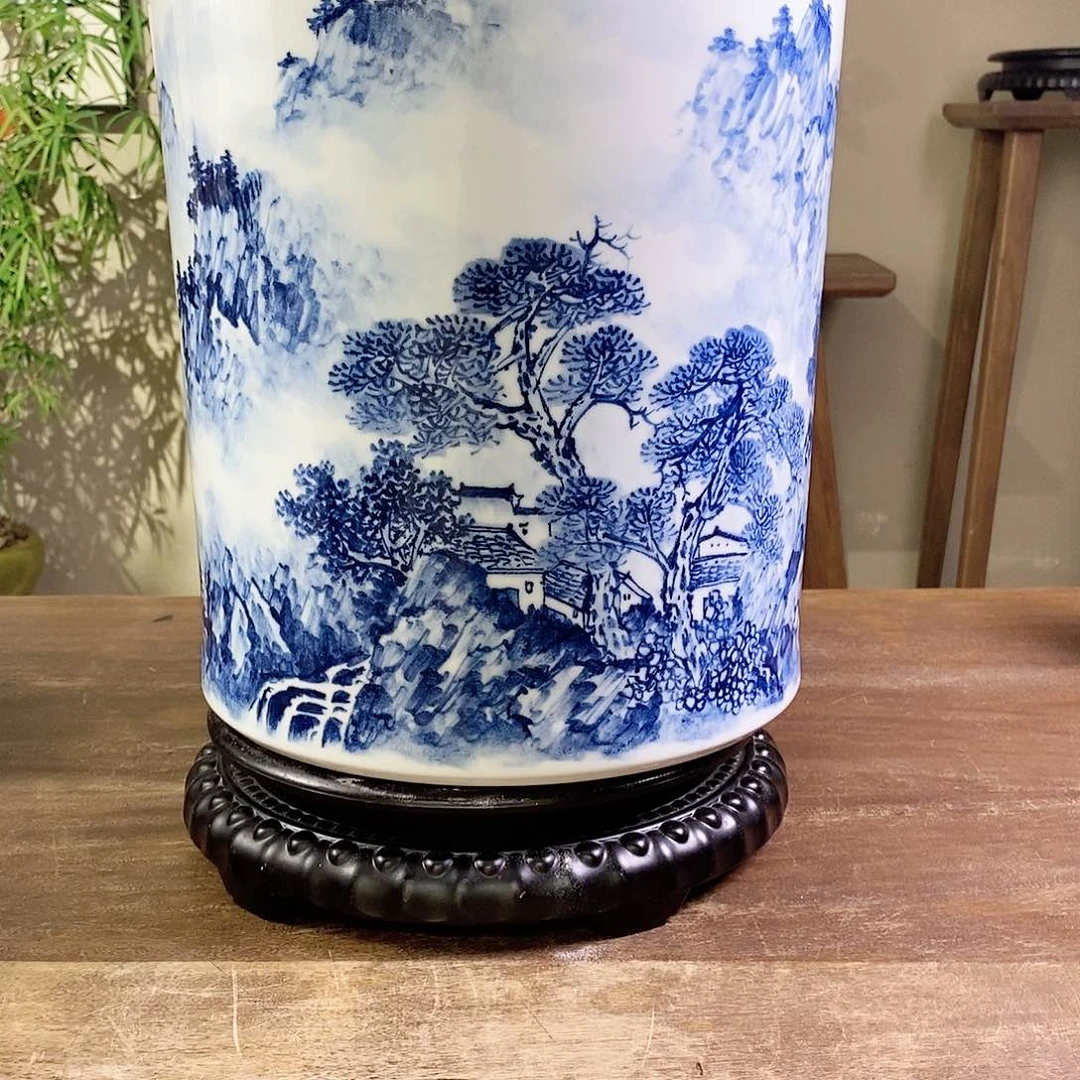 【闪购商品】烟*景德镇陶瓷家用摆见