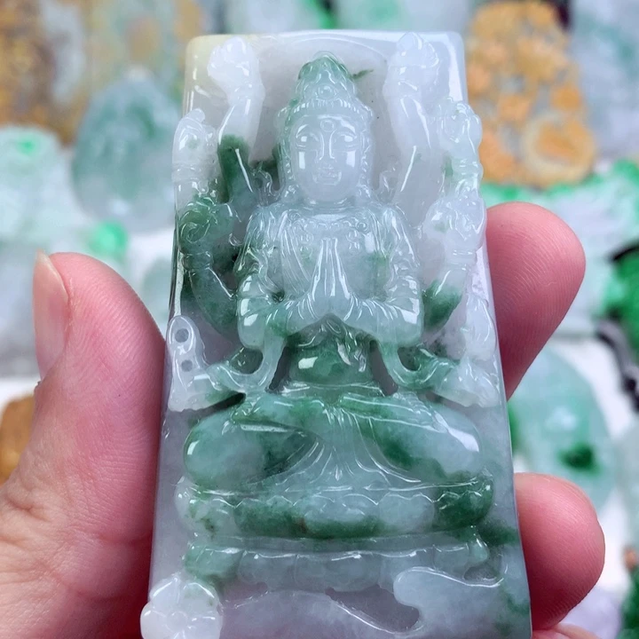依***依翡翠未镶嵌吊坠(不含链)