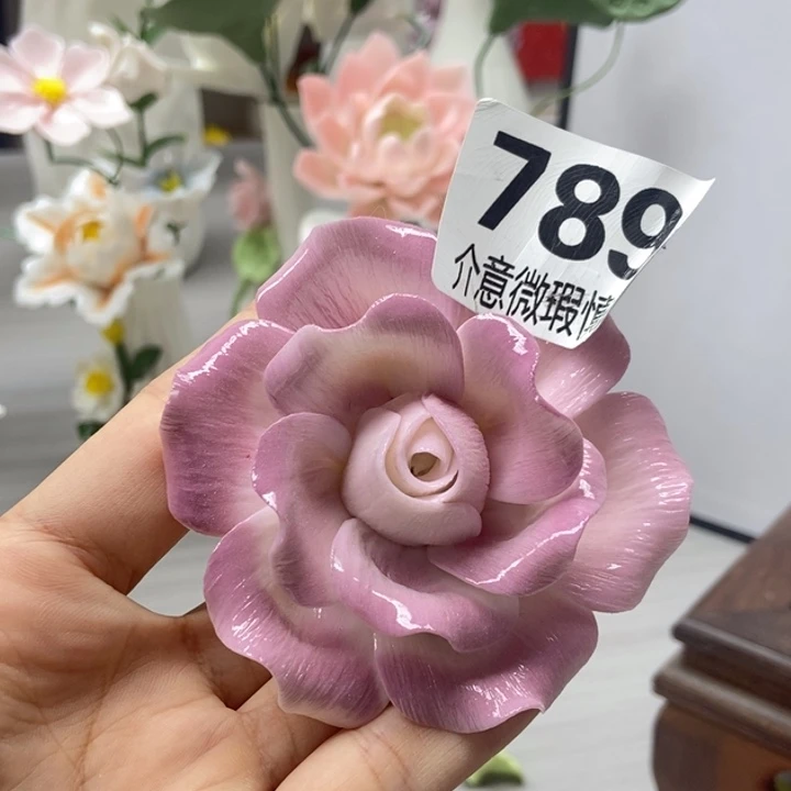 陶瓷手工制作陶瓷花