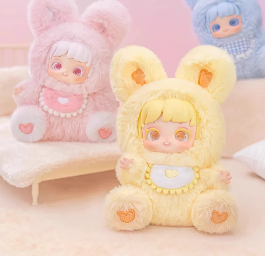 JOTOYS/奇偶潮乐Miana小米娜晚安兔友系列盲盒毛绒搪胶  非原版