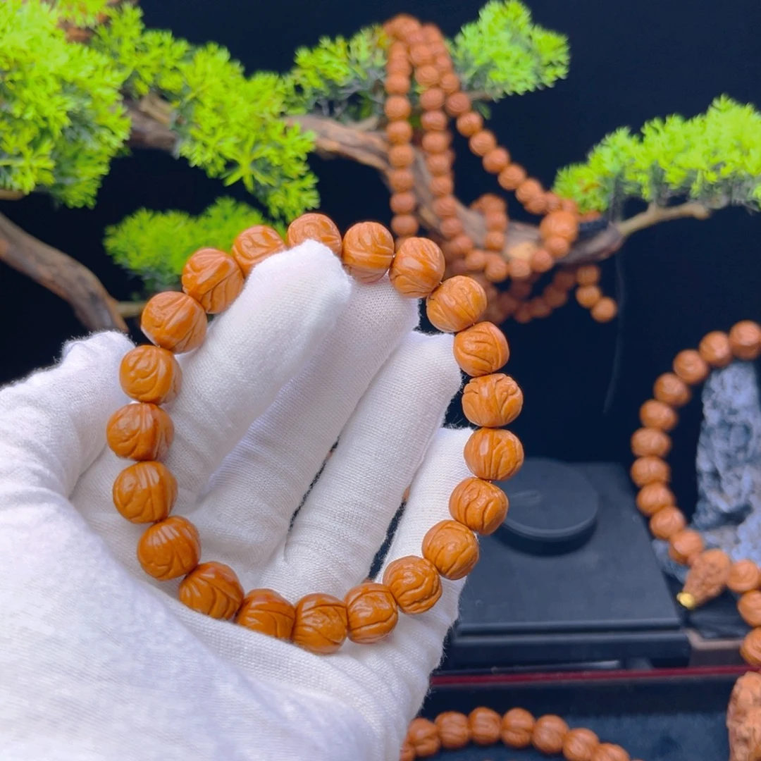 ヾ***ღ桃核吊坠野生桃核