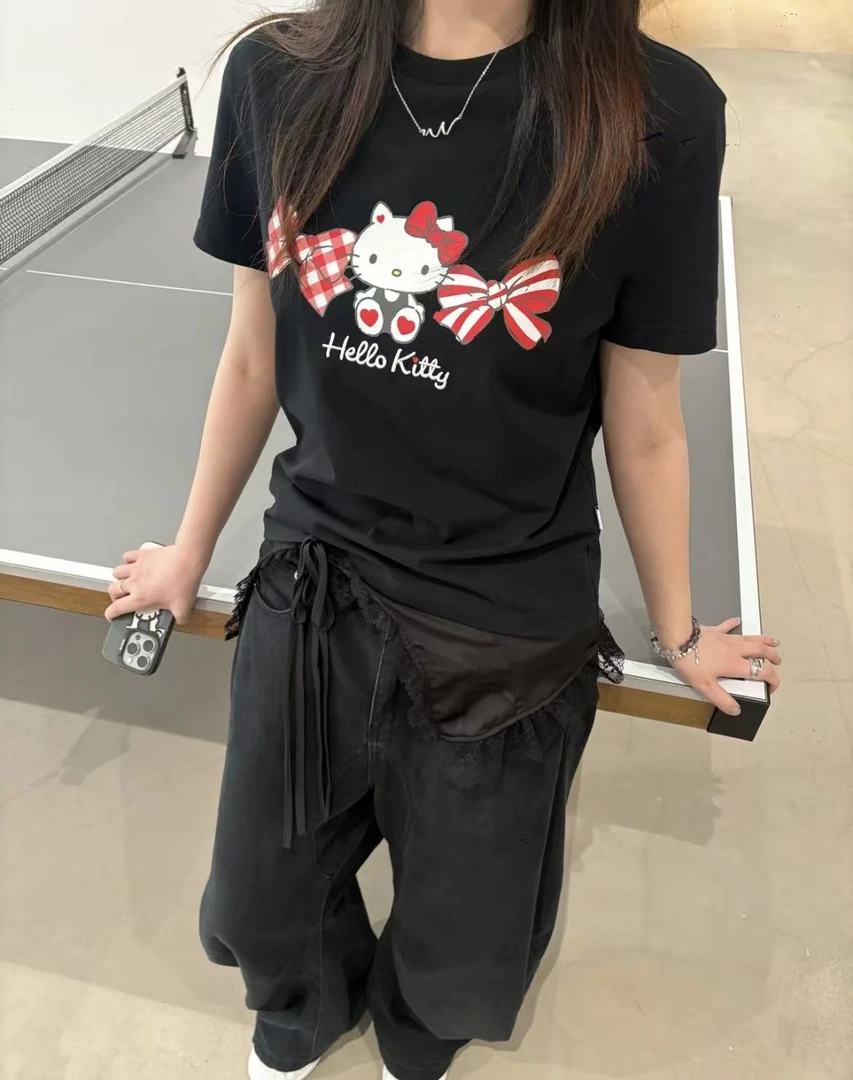 W8kitty修身辣妹短袖