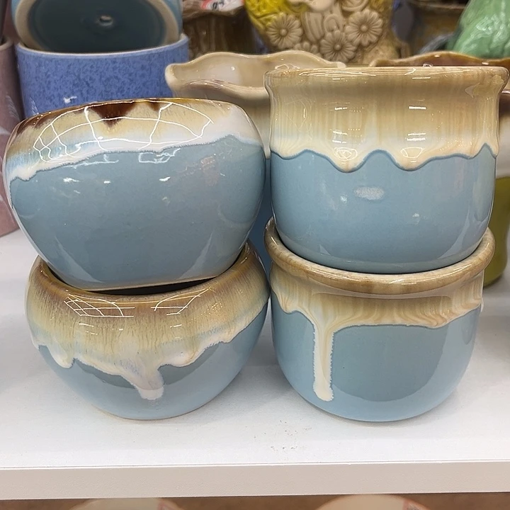 福利品！9.99包邮多肉陶瓷花盆