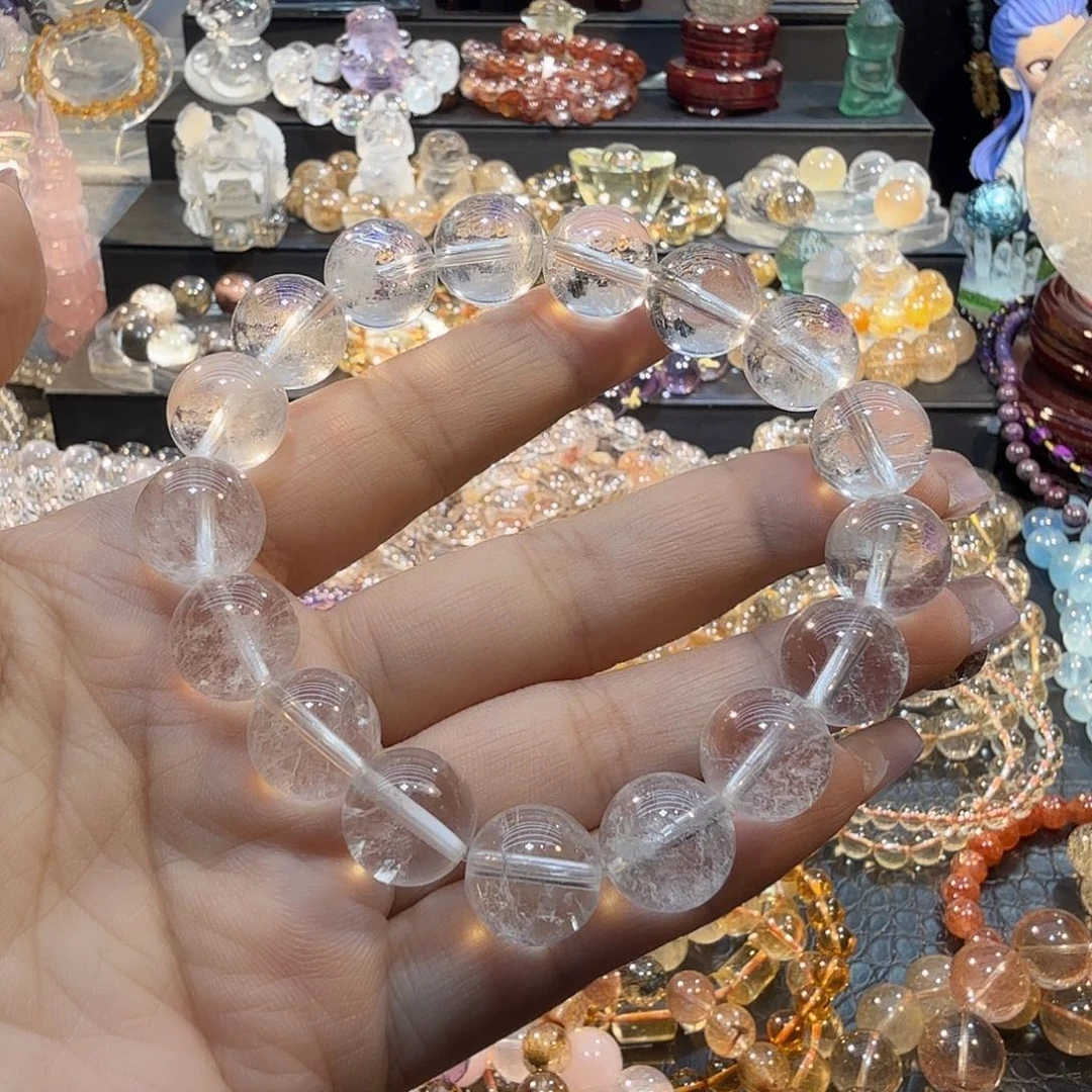 未镶嵌手链水晶白水晶