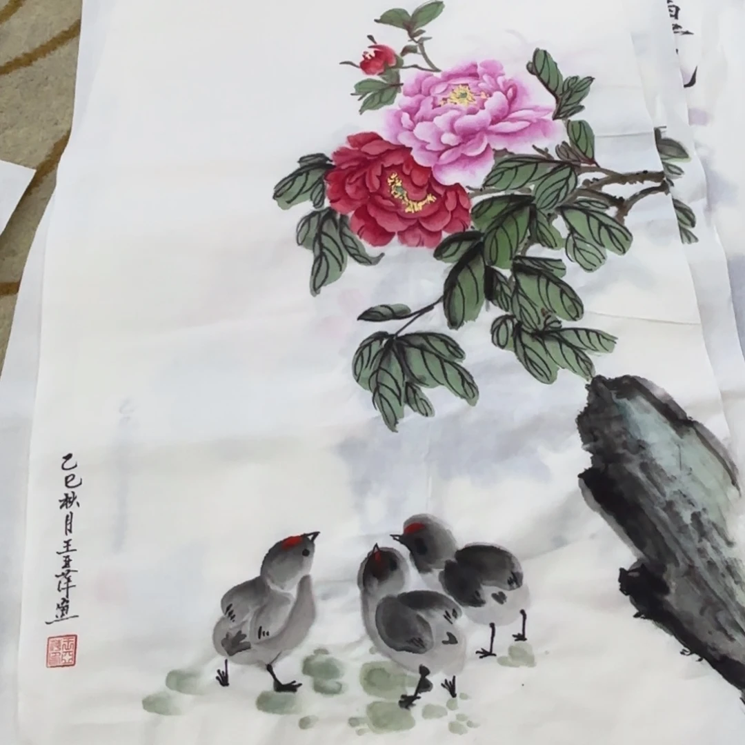 国画国画老师作品刘