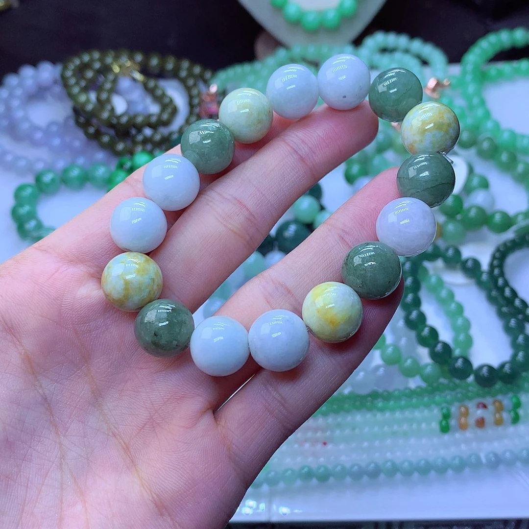 翡翠毛衣链未镶嵌