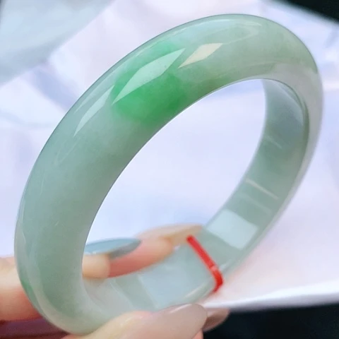 未镶嵌手镯翡翠56圈口080053