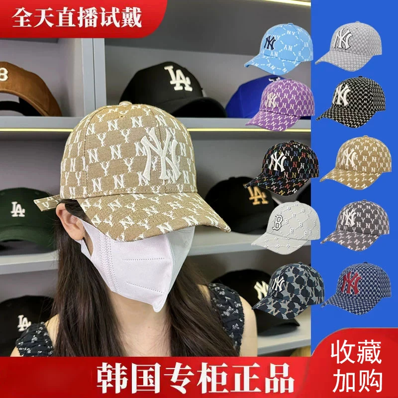 男女同款潮牌百搭暗纹复古满印棒球帽2025新款休闲防晒鸭舌帽子潮