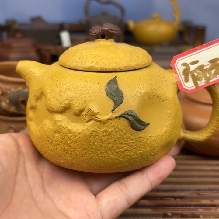 茶壶紫砂枯木逢春原矿黄金段300c