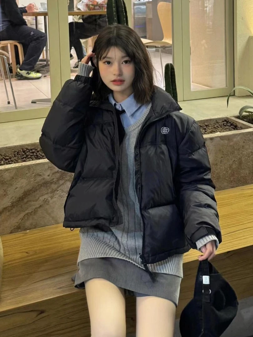 棉服女短款冬季外套新款加厚小个子面包宽松保暖短款棉衣棉袄外套