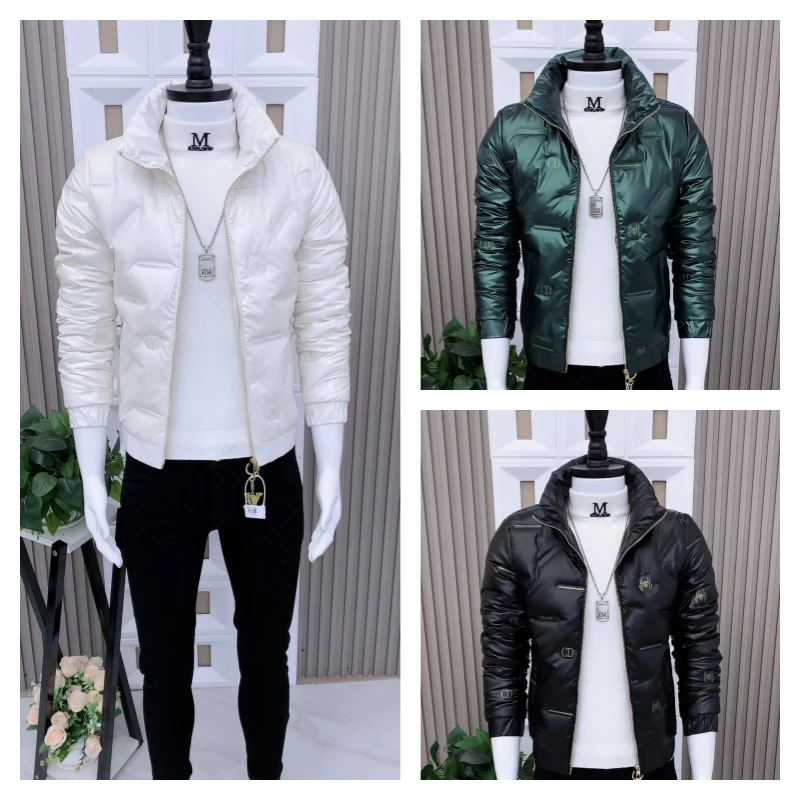 1909亮面免洗棉服潮流时尚新款棉服修身版型时尚百搭加厚保暖冬款