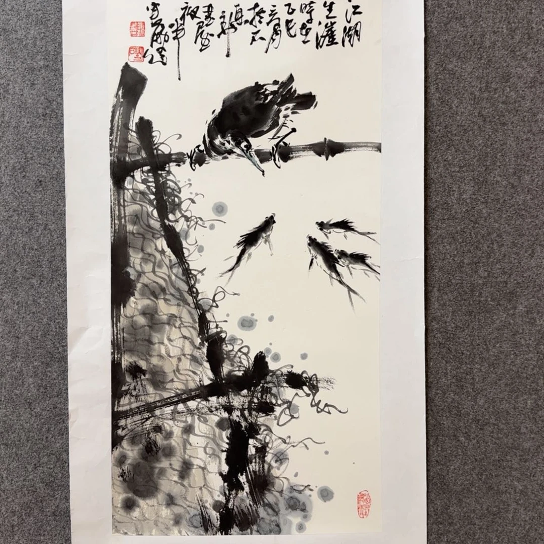 国画娄鹏老师手绘作品