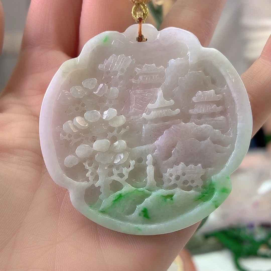 翡翠未镶嵌颈饰翡翠