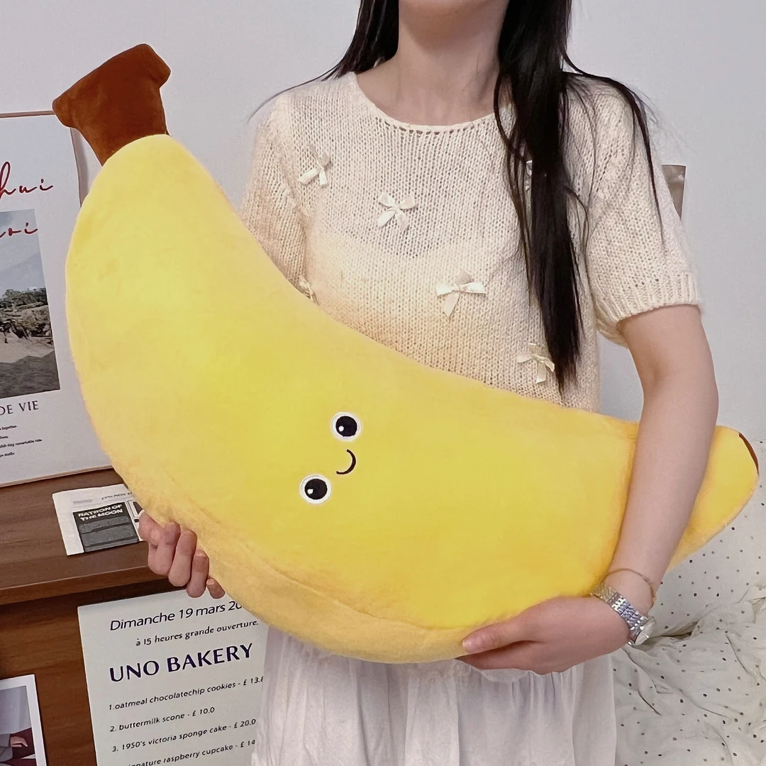 香蕉女生睡觉床上娃娃布娃娃公仔长条生日礼物玩偶可爱毛绒玩具