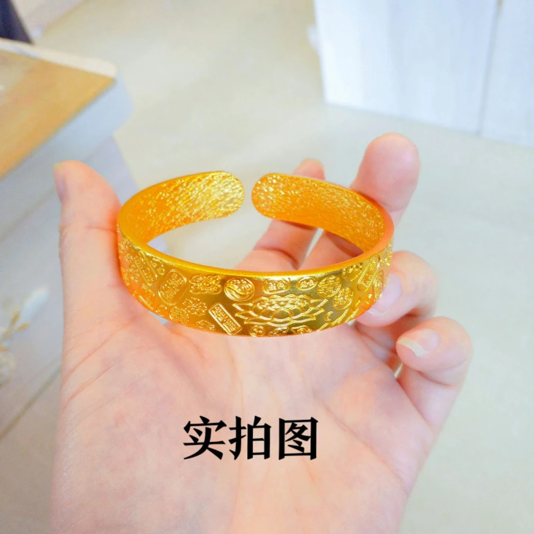 合金手镯 古法实心吉言优品定制送礼佳选