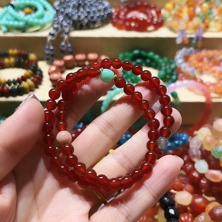 玛瑙/玉髓未镶嵌手链