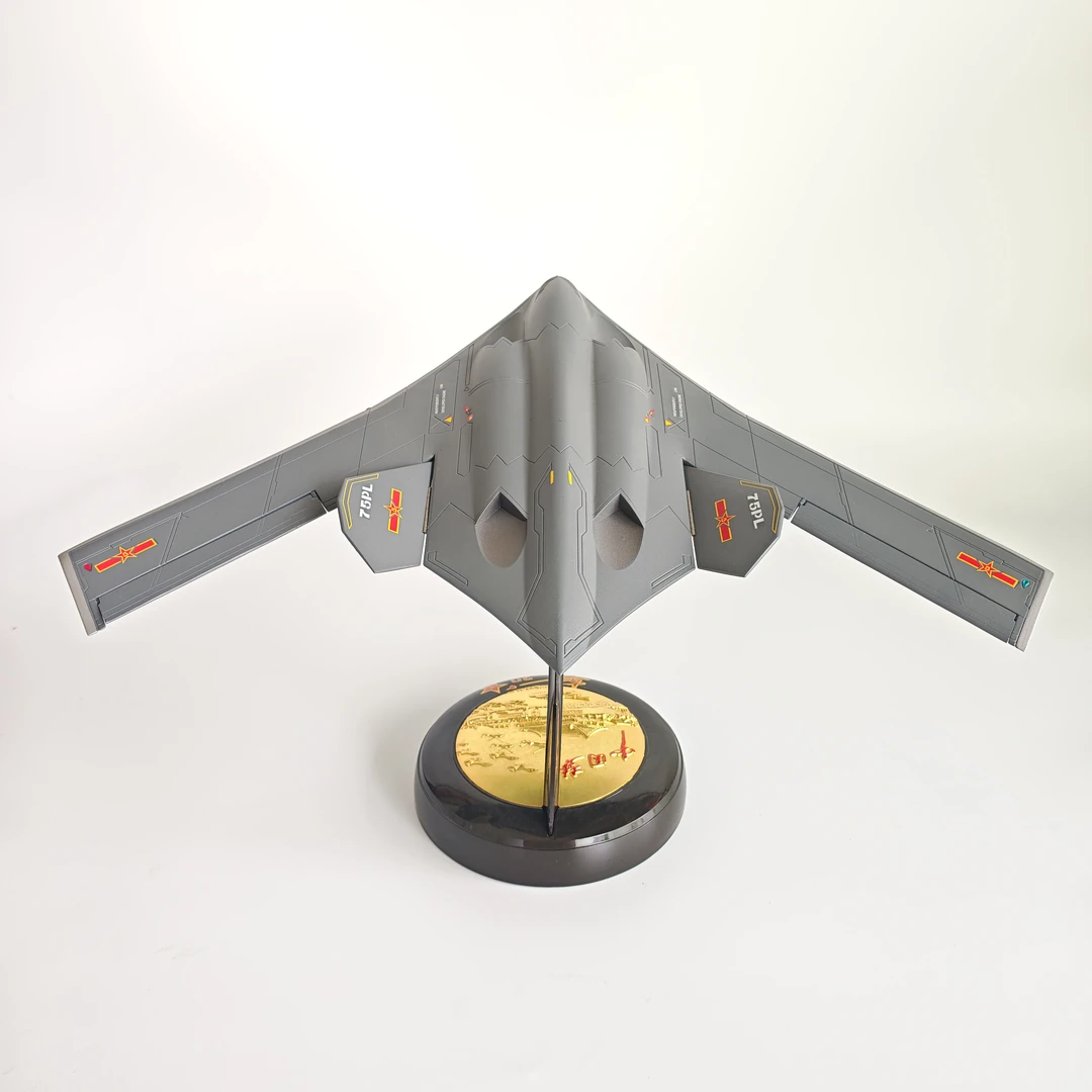 轰20轰炸机仿真合金军事模型战斗机收藏纪念礼品摆件 比例1/98