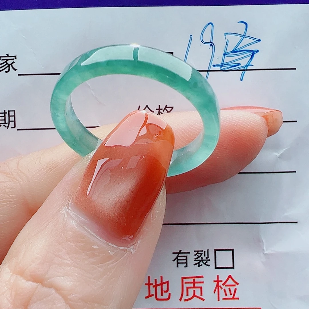 翡翠未镶嵌戒指戒圈