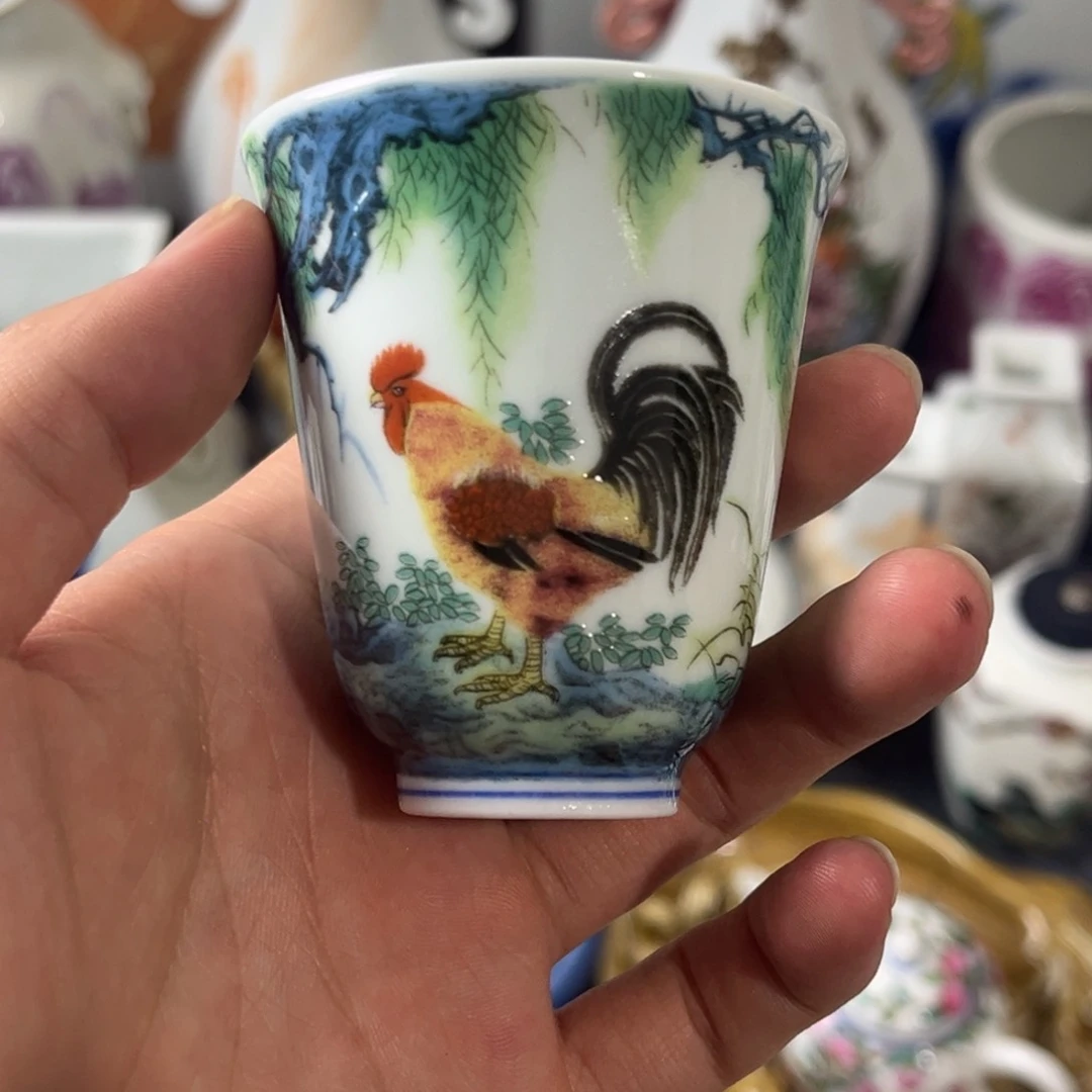 摆件景德镇陶瓷杯子