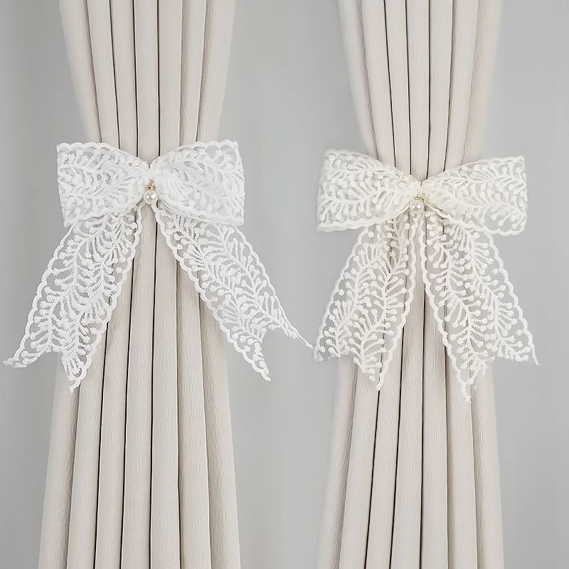 窗帘绑带蕾丝蝴蝶 美观装饰