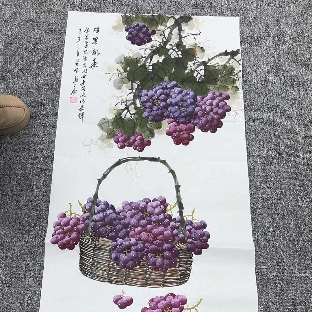 国画纯手绘字画作品欣
