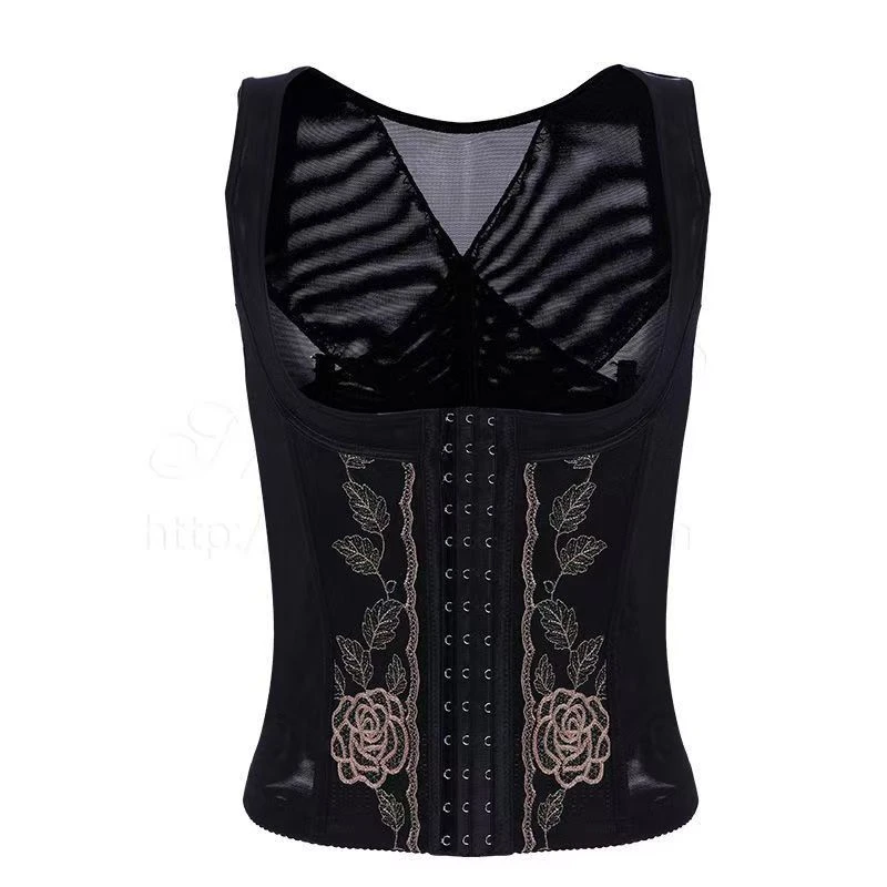 依情迷巴黎腰背夹束裤身材管理器聚拢塑身上衣夏季薄款女士背心