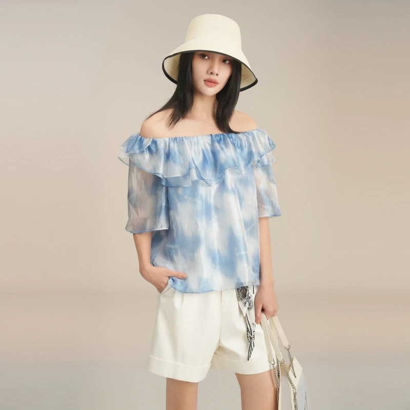 XK221036B797-XG雪歌夏新款衬衫