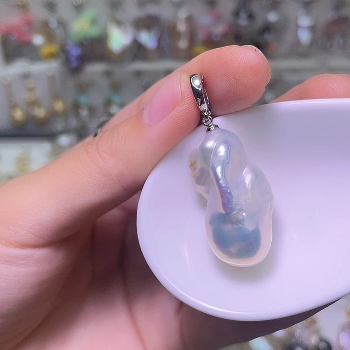 颈饰合金淡水珍珠58