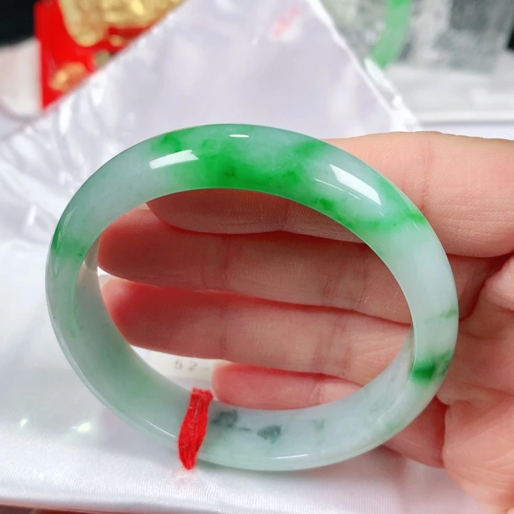 未镶嵌手镯翡翠  编号HD1121 正圈52-53