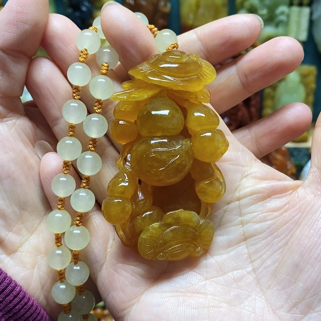 小***然岫玉未镶嵌吊坠(赠链)