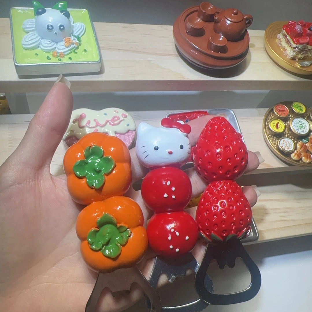 创意立体食玩磁吸冰箱贴（平拆21个，可换5款）全场1比1换款