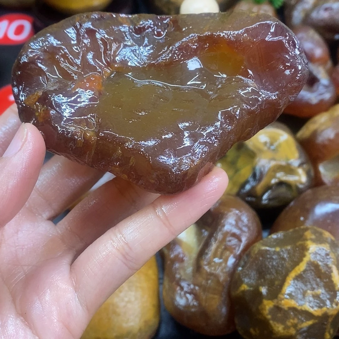 玛瑙/玉髓未镶嵌手把件