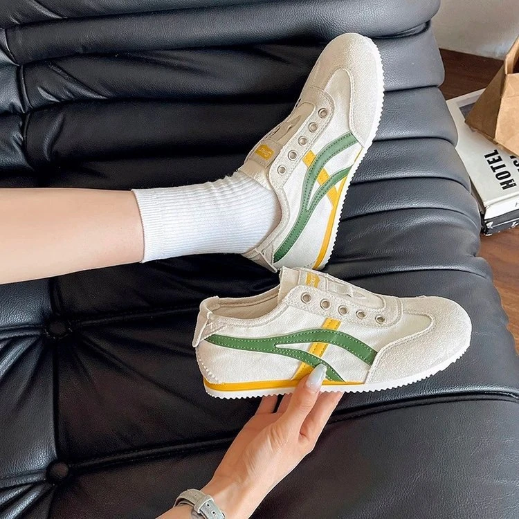 软底德训鞋女2025新款夏秋季百搭透气运动休闲鞋子女轻便小白鞋