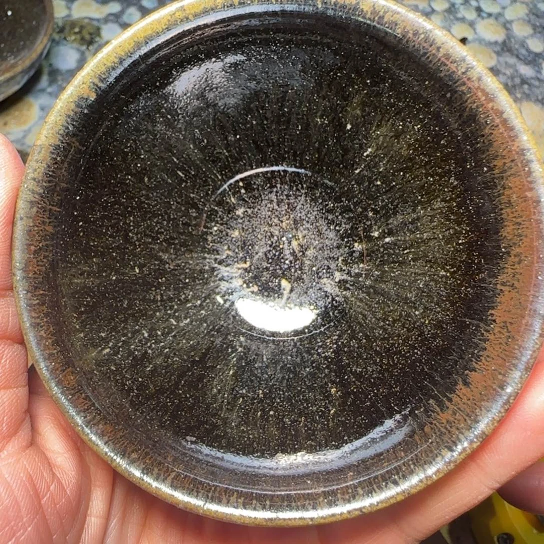 柴烧建盏茶盏茶杯144